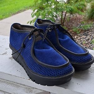 Fly London Blue Lace Up Boots